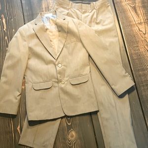 Boys suit with satin inside suit coat 12 regular